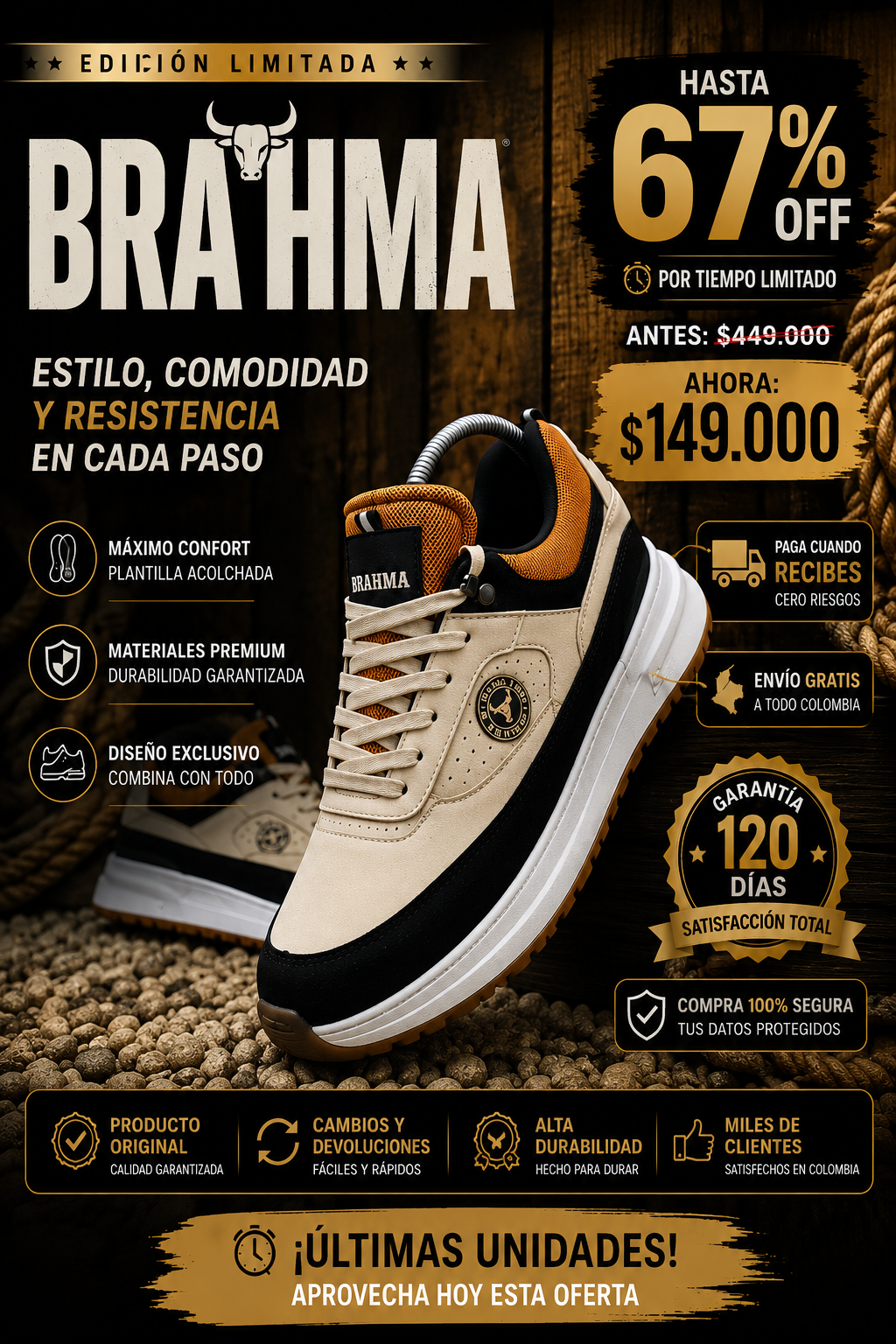 🔥 OFERTA- NUEVA BRAHMA FORCE PRO - 67% de descuento 🔥